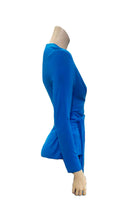 Load image into Gallery viewer, Wrap Top Royal Blue
