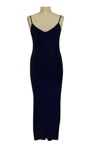 Camisole Navy Long with Side Slits
