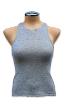 Load image into Gallery viewer, Knit Racer Top - Grey Cashmere-Touch
