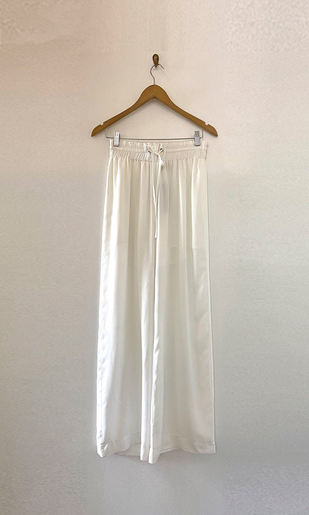 Relaxed Drawstrings Pants - Milk