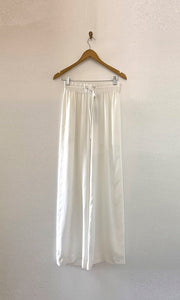 Relaxed Drawstrings Pants - Milk