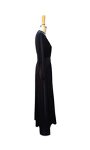 Load image into Gallery viewer, Satin Wrap Dress with Lace Detail
