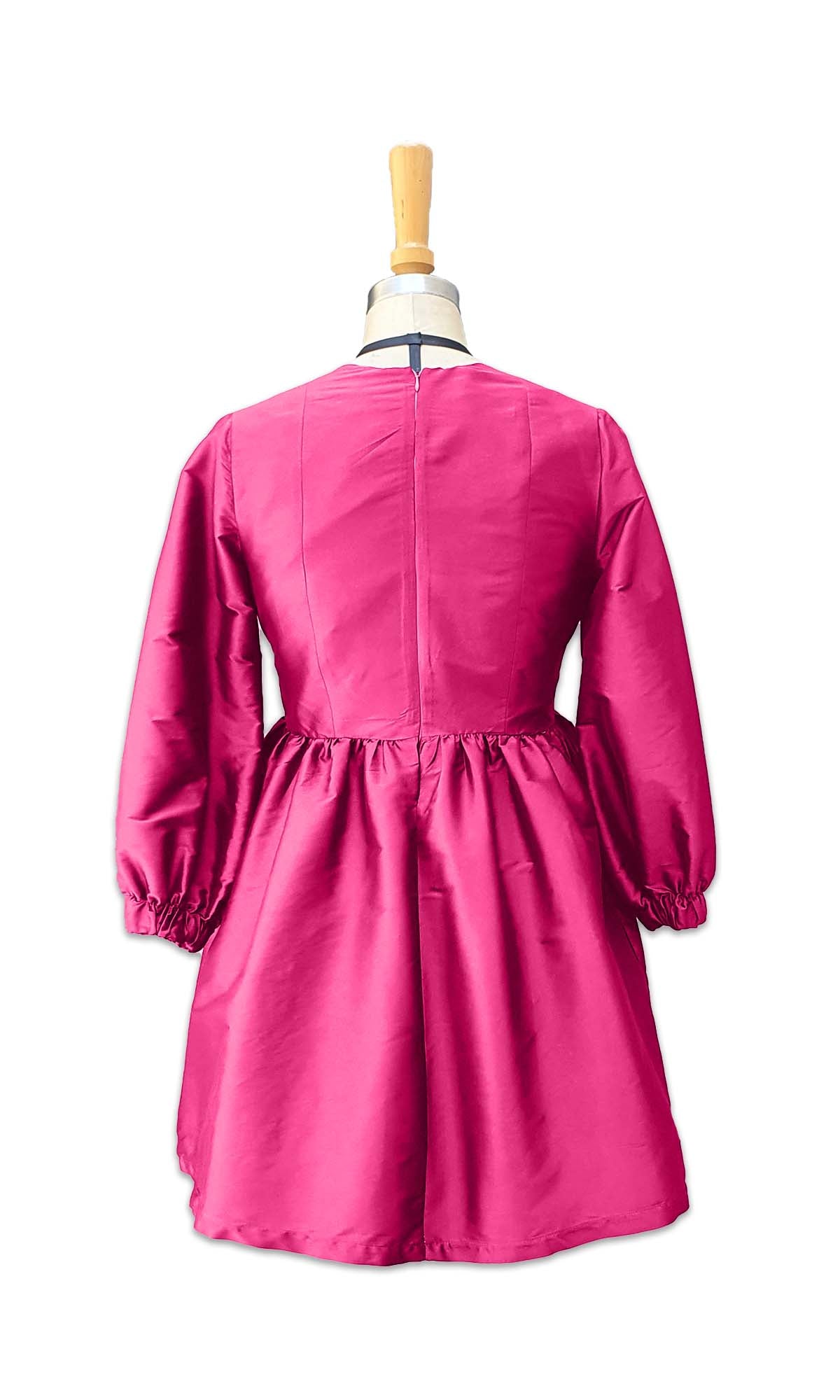 Party Darcy Baby Doll Dress - Silk Taffeta - Made to Order - Multi Colour