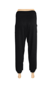 Black Cashmere Touch Track Pants W22